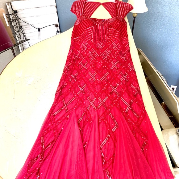 Adrianna Papell Dresses & Skirts - Adrianna Papell red gown